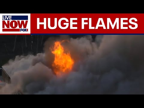 Massive fire engulfs office building in Houston, TX | LiveNOW from FOX