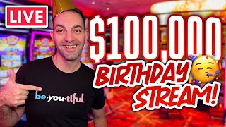 🔴 The "It's My Birthday, so I'm Spinning $100,000.00" Live Stream at Plaza Las Vegas