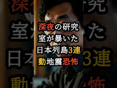 深夜の研究室が暴いた日本列島3連動地震の恐怖【 都市伝説 予言 オカルト スピリチュアル ミステリー 】