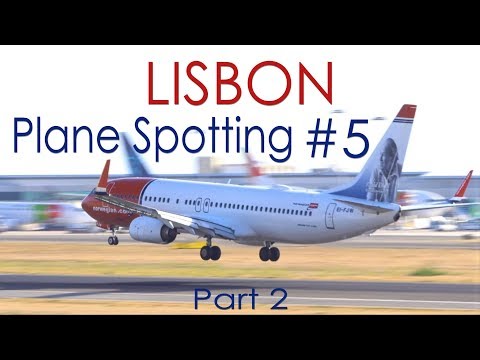 Plane Spotting in Lisbon #5 (part 2) - Beautiful Light after Tropical storm Leslie