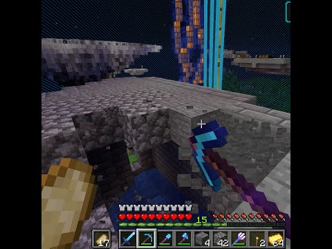 bye bye trident farm on the 100 by 100 minecraft world