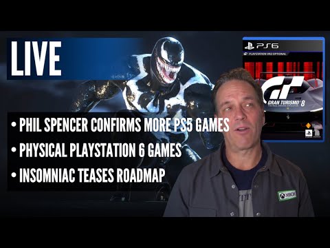 Phil Spencer Confirms More PS5 Games | Physical Games For PlayStation 6 | Insomniac Teases Roadmap