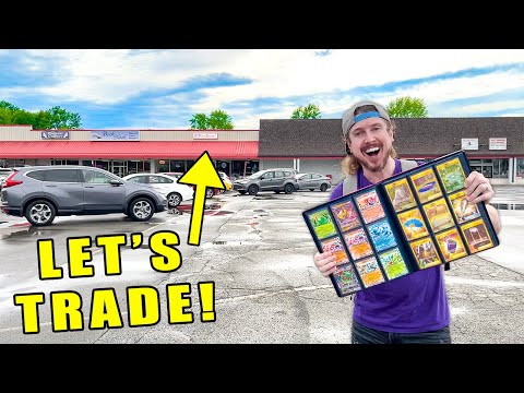 I Traded Pokemon Cards to Fans Using My EPIC Binder!