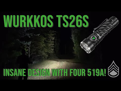 Wurkkos TS26S - Insane Design, Four 519As and Simple UI!