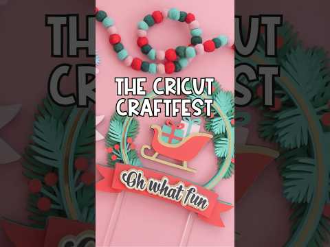 Join me for the FREE Holiday Cricut Craft Fest - Oct 2-6th! #cricut #christmasdiys