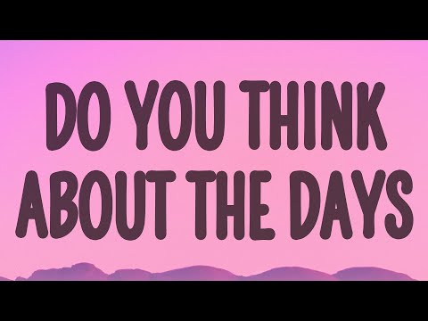 CHRYSTAL - Do you think about the days when we sat down smoking (THE DAYS) (NOTION REMIX) (Lyrics)