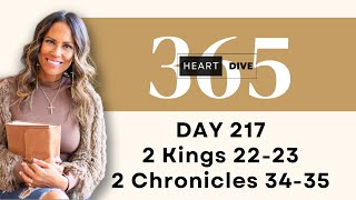 Day 217 2 Kings 22-23 & 2 Chr. 34-35 | Daily One Year Bible Study | Audio Bible with Commentary