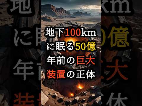 地下100kmに眠る50億年前の巨大装置の正体【 都市伝説 予言 オカルト スピリチュアル ミステリー 】