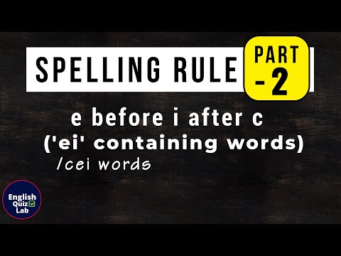 Spelling Rule- 2