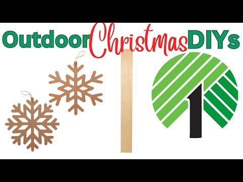 DIY Outdoor Christmas Decor | Large Outdoor Christmas DIYS