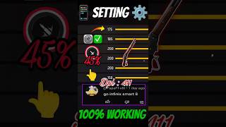 New Settings ⚙️| Infinix Smart 8📲 Sensi + Dpi || 2024 Free Fire ⚡ Highlights