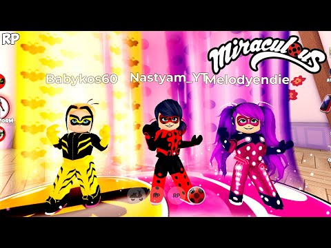 ALL NEW TRANSFORMATION DO GRUPO NO MIRACULOUS RP - MIRACULOUS ROBLOX!