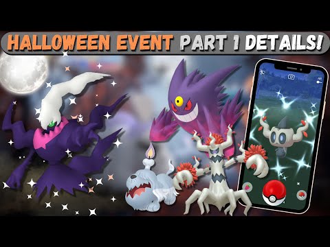 HALLOWEEN PART 1 EVENT DETAILS in Pokémon Go!