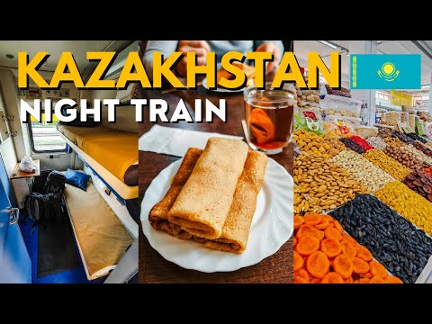 Almaty to Shymkent Night Train 🇰🇿 Exploring Kazakhstan’s bazaars, parks & local breakfasts