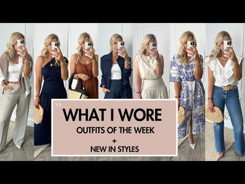 What I Wore in A Week + New In Clothes. Styling For the Unpredictable Weather! Melissa Murrell