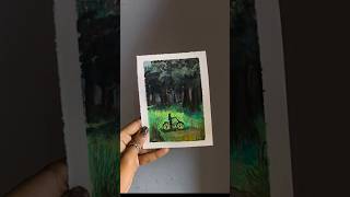 Wait for it🥰 #art #watercolor #villagelife #villageart #shorts #trending #trendingshorts #painting