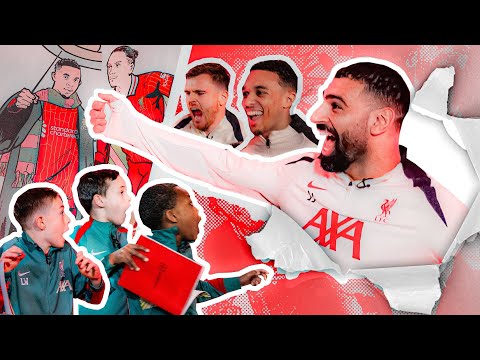 😂 BRILLIANT Academy Surprise! | Salah, Alexander-Arnold & Robertson!