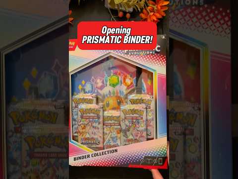 Prismatic Binder Opening!  Part 1 #traumaticevolutions #pokemoncards