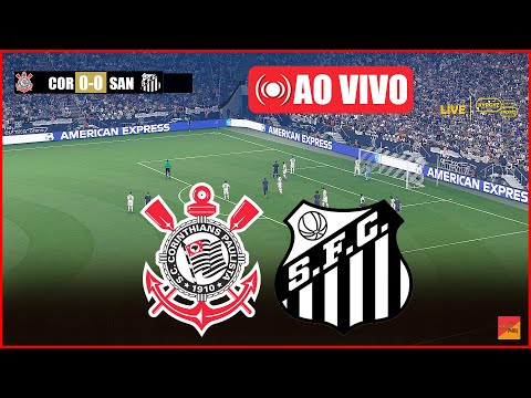 🔴AO VIVO: CORINTHIANS VS SANTOS | Jogo de simulação eFootball PES 21