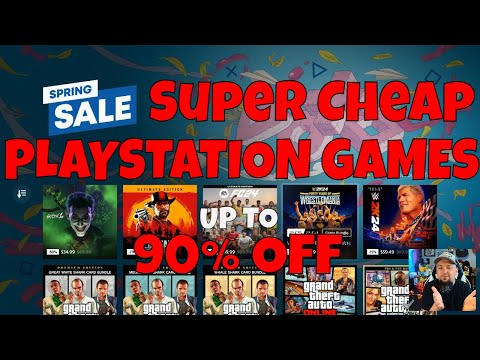 Super Cheap PlayStation Games 2024 PS4 PS5 Spring Sale on PSN