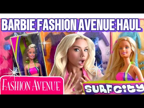 BARBIE FASHION AVENUE HAUL! SURF CITY BARBIE REVIEW! VINTAGE BARBIE FASHION HAUL!