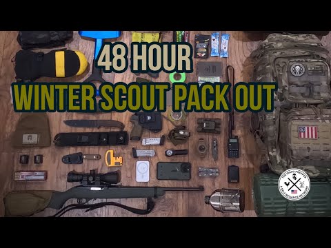 WINTERIZED SCOUT PACK OUT - DEEP FOREST EDITION - EDC & BUGOUT GEAR - 10 C’s OF SURVIVAL - #shtf