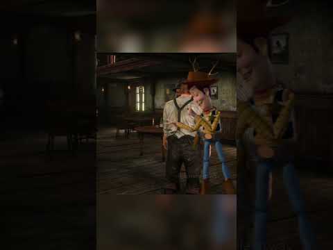 Sheriff Woody Enters the Saloon