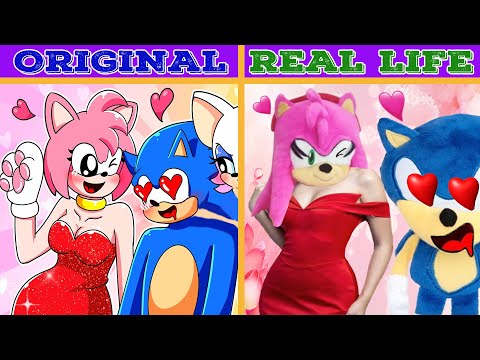 Sonic Secretly Admires Rose’s Stunning Beauty | The Sonic Tapes Animation | Original vs Plush Toys