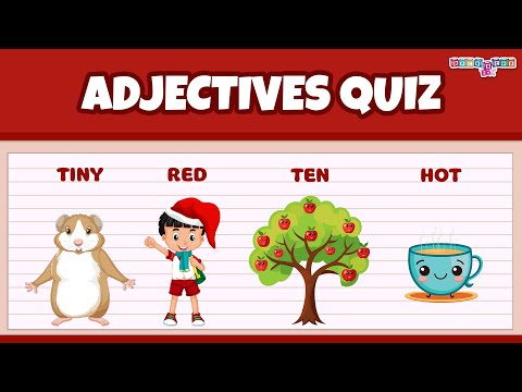 Adjective Quiz I Adjective Quiz for Kids | Fun Learning I Describing Words | Learn Adjectives