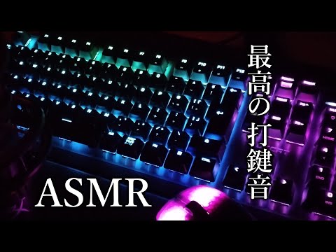 【ASMR】最強の赤軸メカニカルキーボードの打鍵音【ROCCAT PYRO】 【打鍵音】【作業用】【睡眠導入】