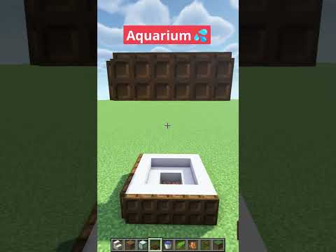 Minecraft Easy Aquarium💦 #shorts