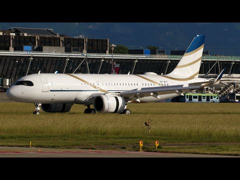 4K | Comlux Airbus ACJ320neo 9H-AVK at Geneva/GVA/LSGG