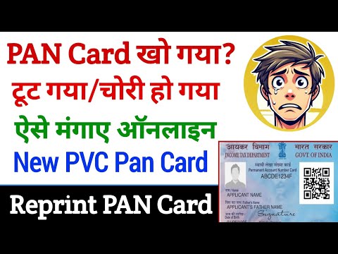 PAN Card खो जाने, टूटने या चोरी होने पर क्या करें | Lost or Damaged PAN Card Reprint | PAN Reprint