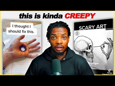 Scariest TikTok Art Trends (That Shouldn't Exist)