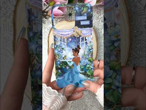 ASMR | 👸The Princess and the Frog 🐸 DIY phone case insert #journal #asmr #scrapbook #art#fun #short