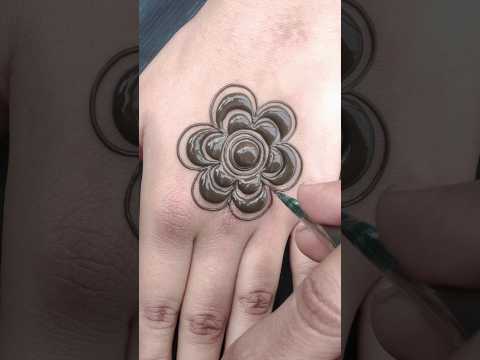 Very beautiful and stylish flower mehndi design||easy mehndi #youtubeshorts|| Dil Mera dil hay Dil