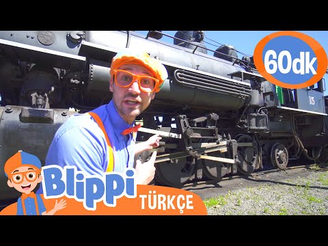 Blippi Buharlı Treni Keşfediyor 🚂 Blippi Türkçe - Çocuklar için Eğitici Videolar