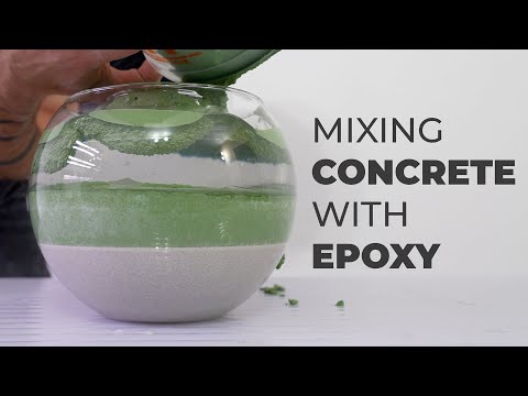 Mixing Concrete With Epoxy Resin