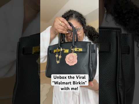 Walmart “Birkin” unboxing! Jan 2025 Yay or Nay? #birkinbag #birkin25 #affordableluxury #unboxingbag