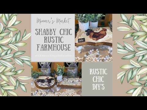 Shabby Chic-Rustic-Farmhouse DIY’s #monnersmarket #farmhouse #rustic #shabbychic #wooddiy #easydiy