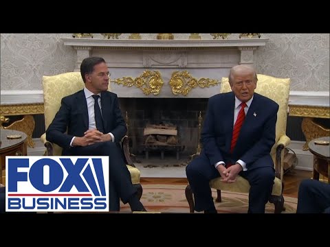 Trump holds meeting with NATO leader Mark Rutte