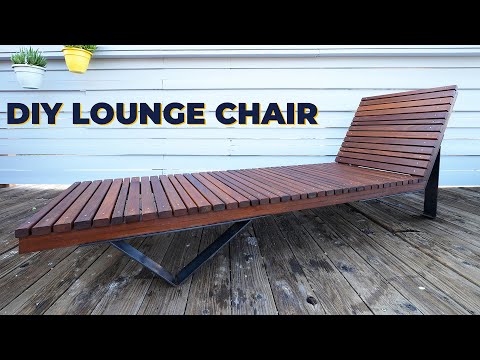 DIY Outdoor Lounge Chair