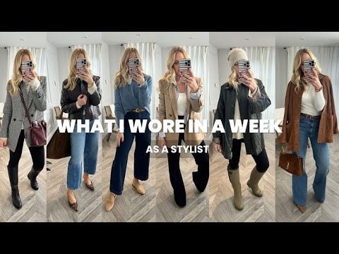 What I wore in a Week as a Stylist. Dog Walking to Date Night and Everything in Between.