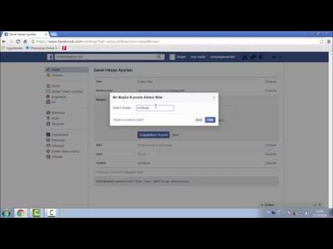 Facebook E Posta değiştirme - Kaldırma