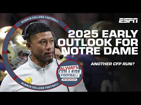 WAY TOO EARLY OUTLOOK for Notre Dame in 2025 🏈 | Always College Football