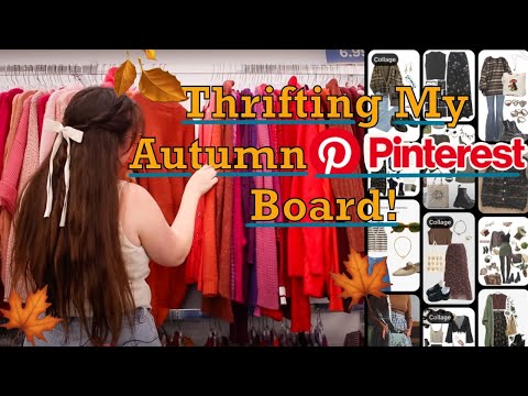 Thrift with Me for My Autumn Pinterest Board! 🍁🍂🧣