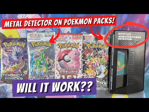 Unlocking Pokémon Card Packs Secrets with a Metal Detector!