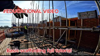 Basic scaffolding tutorial P.O.V #112 #educational #scaffolding #construction #subscribe