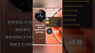 Realme P1 5g free fire sensitivity setting+headshot 🤯 BEST