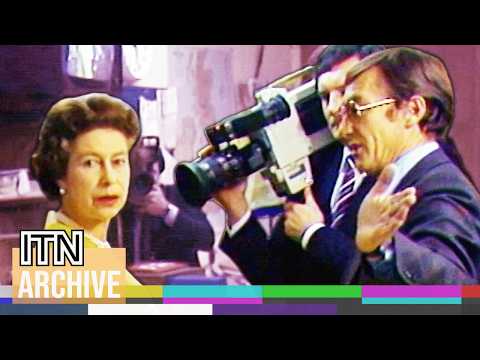 The Queen's Festive Visit to ITN - Elizabeth II and Prince Philip Tour the Newsroom (1980)